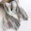 Vintage Autumn And Winter 20% Wool Scarf Warm Shawls Long Unisex Plaid Wool Scarves 100*200Cm