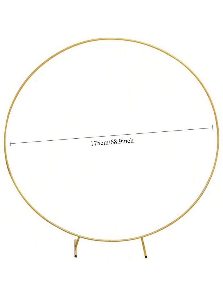 Gold Party Decor Arch Stand 2M*2M - Sturdy Balloon Frame Backdrop Bracket for Weddings Birthday Engagement Celebration 1PCS