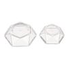 5Pcs Clear Acrylic Display Stand Multipurpose Crystal Stone Holder Jewelry Rack for Desktop Ornament Organization
