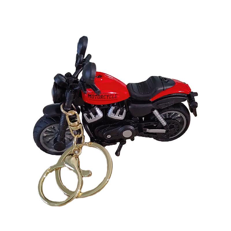 Adorable Cartoon Motorcycle Keychain Cute Alloy Toy For Students And Couples