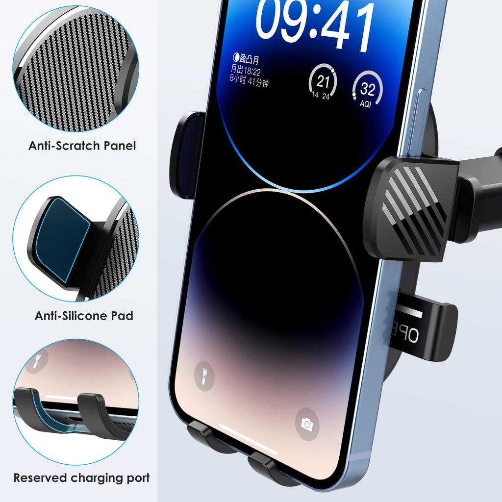 ML229 Saugfußhalterung Ausziehbarer Arm Verstellbare Handyhalterung für Armaturenbrett/Windschutzscheibe