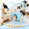 PAWZ Road Cat Tower Mini Low Dog Pet Stairs Cat Step Cat Claw Sharpener Cat Tower Stylish Slim Cat Stairs Cute Cloud Cat Bed Popular Kitten Dog Senior