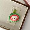 Adorable Double-Layer Cartoon Hamburger Bun Plush Hairpin for Babies