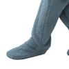 Leg Warmers Long Fuzzy Over Knee Socks Thigh High Stockings Boot Cuffs Open Toe Footless Non Slip