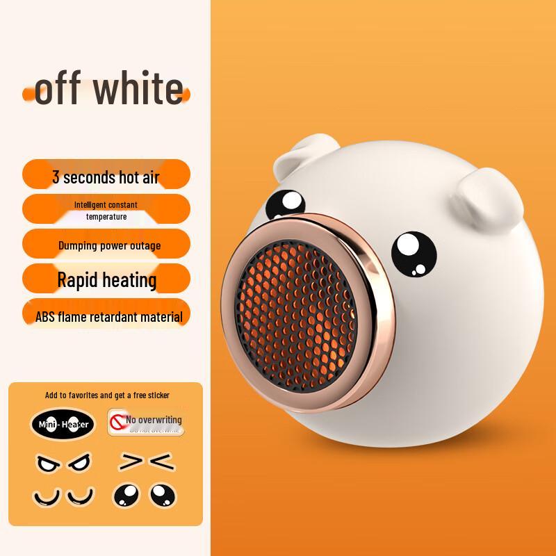 Baizi'en Niedliches Schweinchen Desktop Mini-Heizung X59