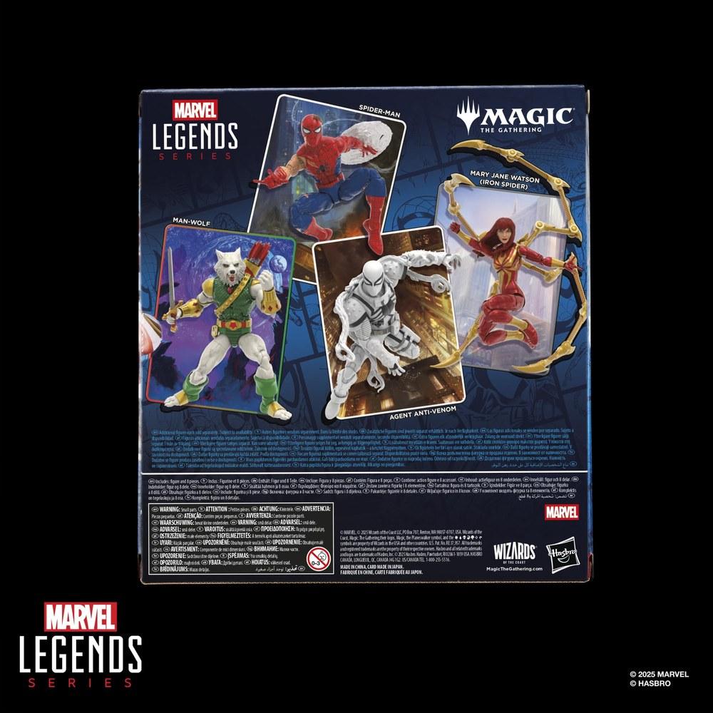 Hasbro Marvel Legends Series Magic The Gathering Mary Jane Watson Iron Spider Action Figure 15 Cm Limited Foil Edition Collection Card G0639