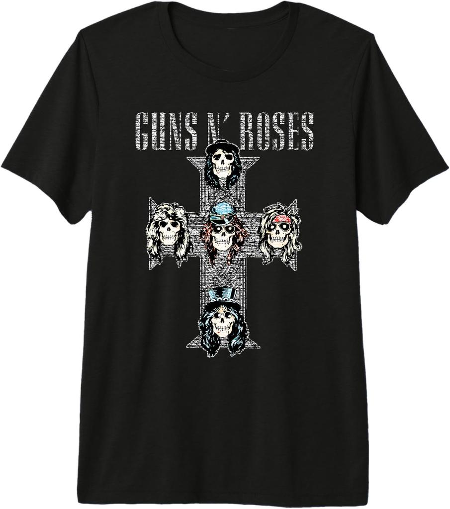 Guns N' Roses Official Vintage Cross Premium Tri-Blend T-Shirt