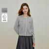 INMAN Women's French Lace Bow Knit Cardigan