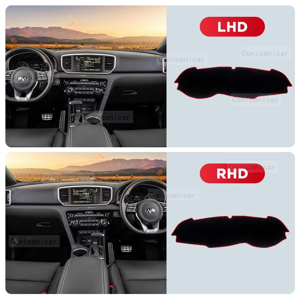 Für KIA SPORTAGE 4 2016-2021 Auto Armaturenbrett Abdeckung Matte Sonnenschutz Pad Vermeiden Licht Matte Instrument Teppich Schutz Zubehör
