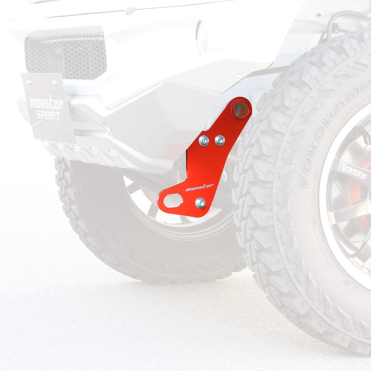 

MONSTER SPORT Одинарный буксировочный крюк передний левый Jimny Sierra [JB64W]/Jimny [JB74W] 798515-5500M красный