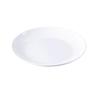 Bílý melaminový komerční kulatý jídelní talíř