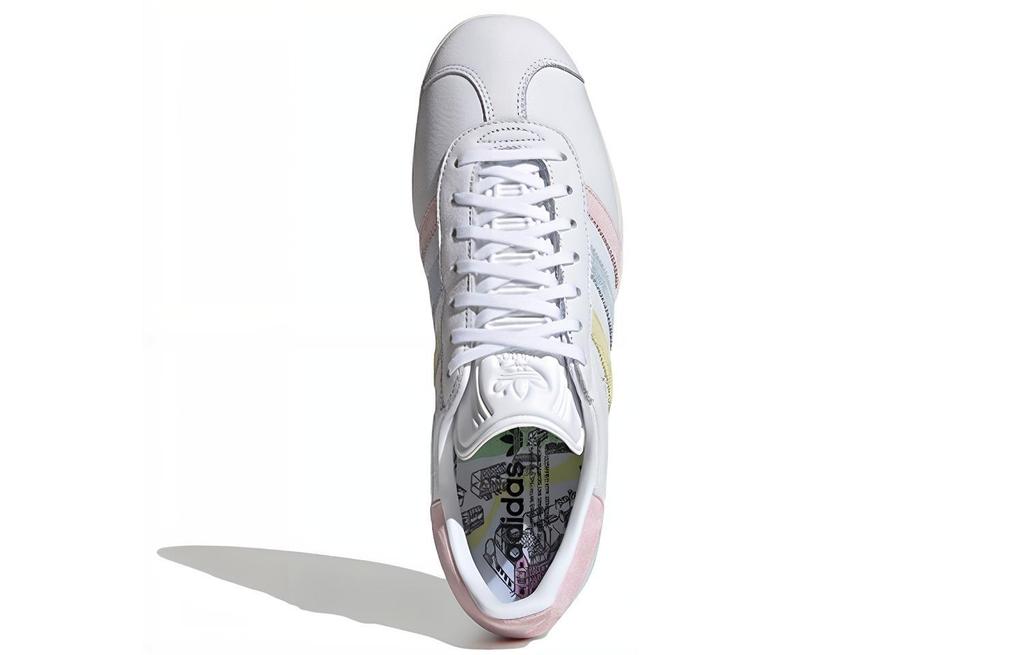 Adidas Gazelle Shoes 'White Yellow Blue Pink' FX0049