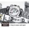 POEDAGAR Business Watch Men Luxury Fashion Stainless Steel Sport Watches Masculino