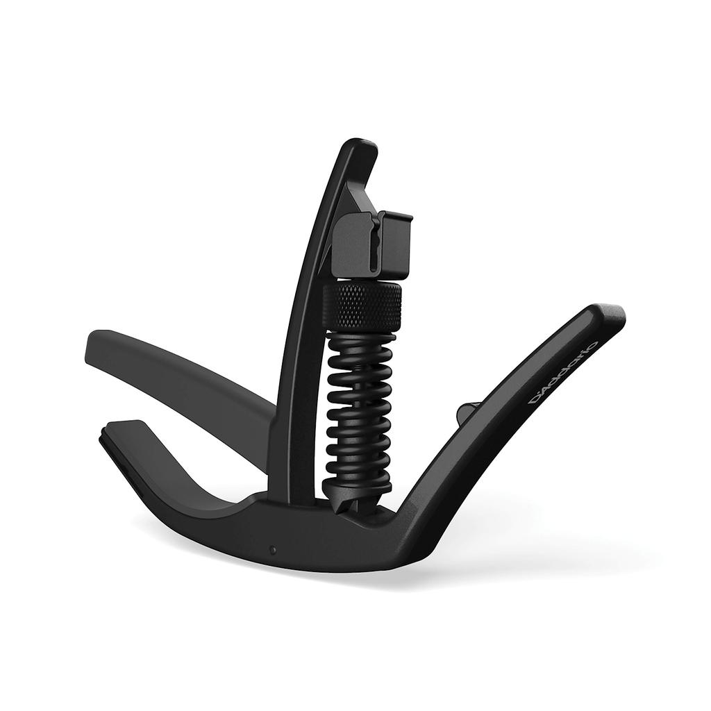 NS Artist Capo for Electric and Acoustic Guitars D'Addario Capo, Black, PW-CP-10, One-Touch