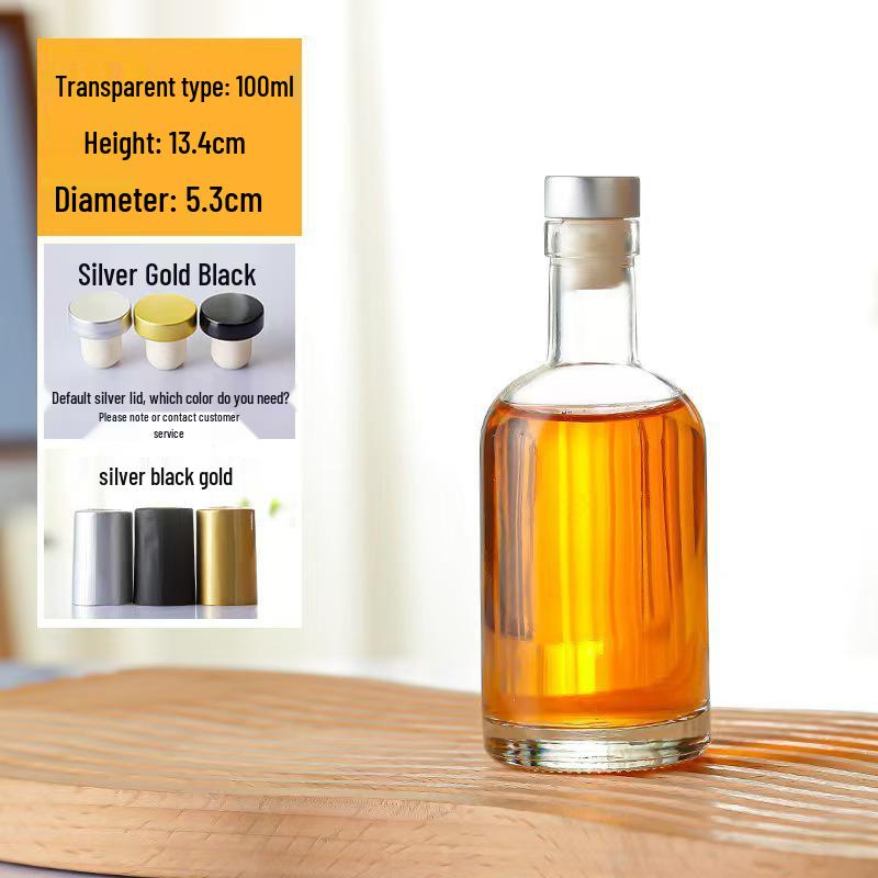 High-Value Frosted Glass Bottle for Vodka, Wine, Baijiu, or Homebrew.