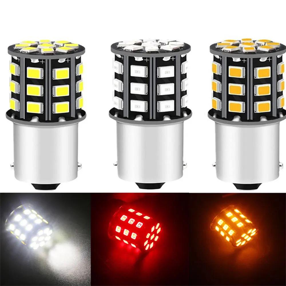 Car 1156 Super Bright 33-LED Reverse Light Turn Signal S25 Tail Light, White