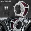 Motorcycle Air Filter Air Cleaner Kit CNC Intake System Chrome For Harley Sportster Dyna Softail Touring 883 1200 Electra Glide
