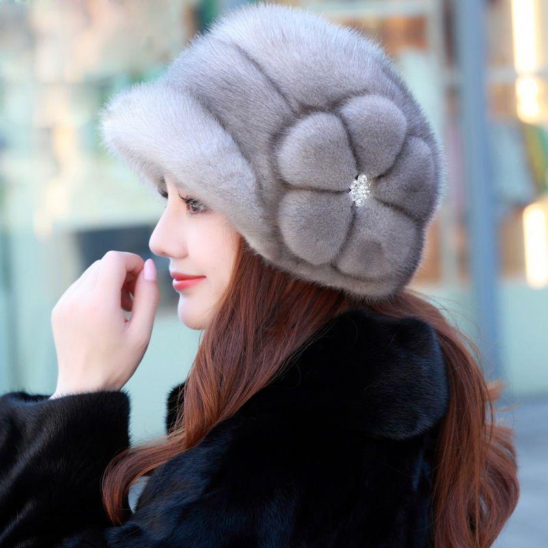 Winter New Arrival Large Floral Warm & Thickened Premium Hat