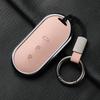 Aluminum Alloy Goatskin Car Key Case Cover For Huawei Aito M5 M7  Car Key Case Protect Fob