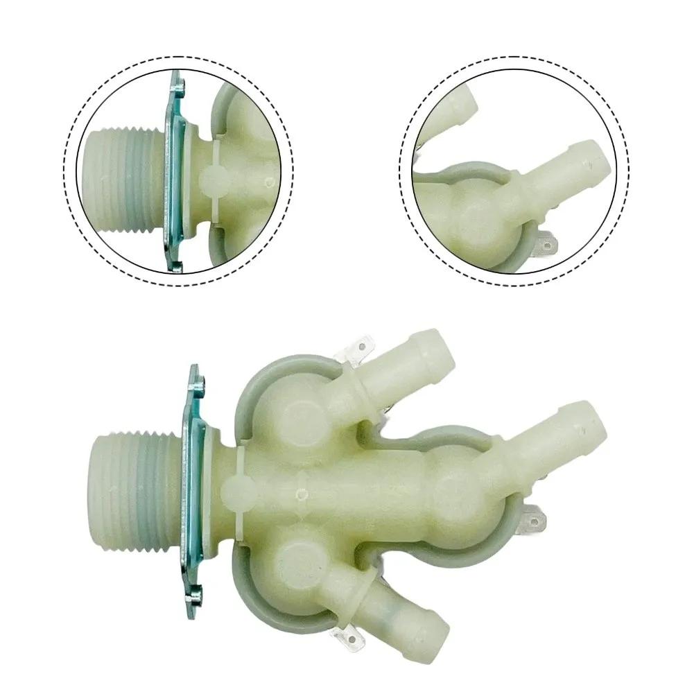 Solenoid Valve Washing Machine 5220FR2075V DC12V Electromagnetic Inlet Valve with Construction and Wide Compatibility