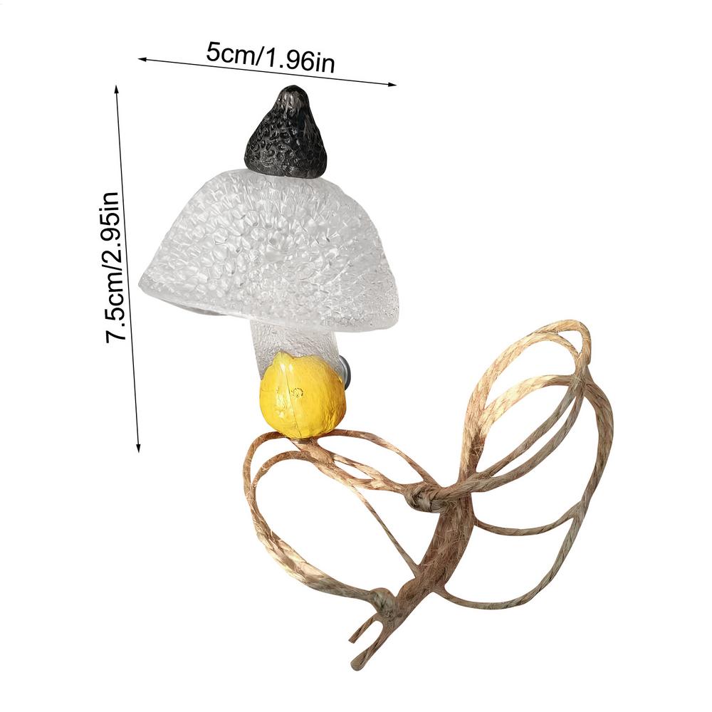 

Jumping Spider Accessories Magnetic Realistic Mushroom Reptile Tank Ornament Jumping Spider Habitat Ornament for Playing