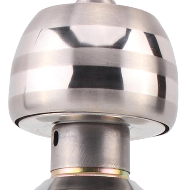 Zinc Alloy Round Door Knobs Knobset Entrance Lock Interior Door Handles for Hallway, Closet, Bathroom Easy To Install
