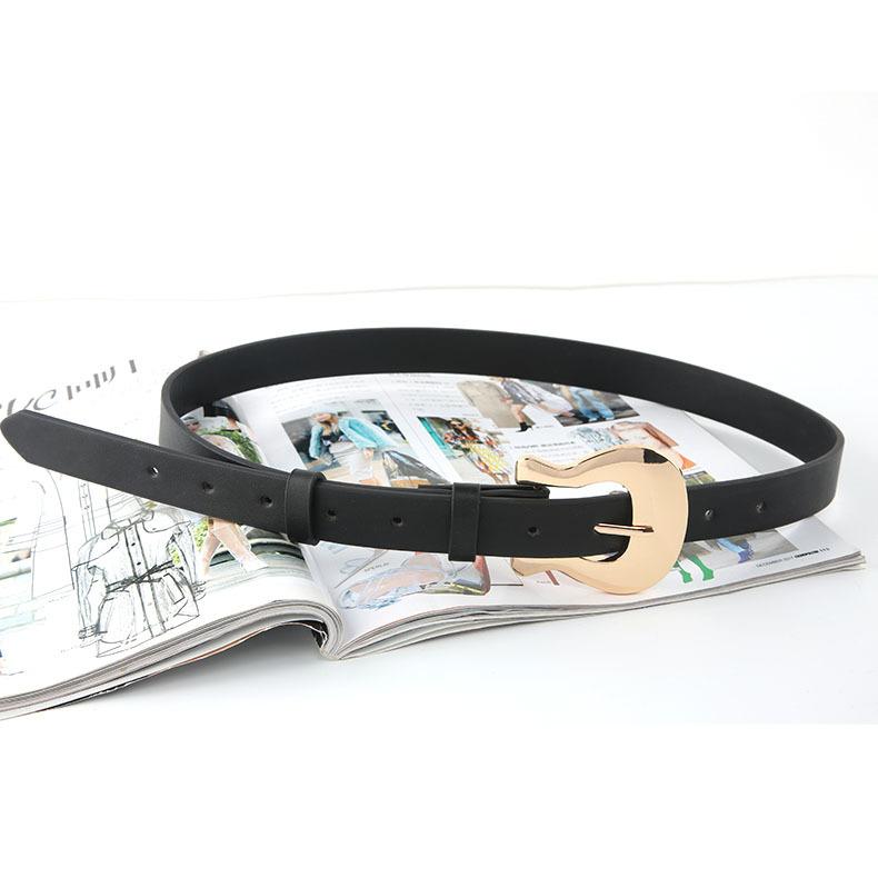 

Gold Pin Buckle Belt Women S Casual Belt Women S Belt чорний