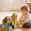 25/140Pcs Building Houses Set DIY Simulation Building Block Window Design Colored Children Creative Puzzle Toys Birthday Gift