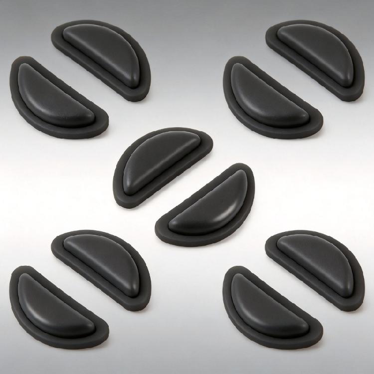 MultiPacks Silicone Nose Pad for Sports Glasses Shock Absorbing NonSlip Eyewear Comfort Inserts Nose Cushions Accessory