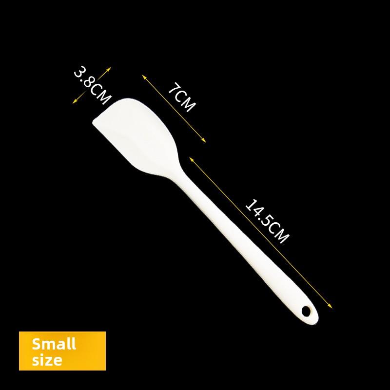 Цельная силиконовая лопатка, лопатка для крема для торта, резиновая мягкая лопатка, палочка для перемешивания, инструмент для выпечки, большой размер Small