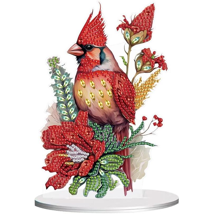 ARTopet DIY Diamond Desktop Ornament Special Shaped Crystal Diamond Art Painting Tabletop Ornaments Single Sided Diamond Ornament for Adult Beginner