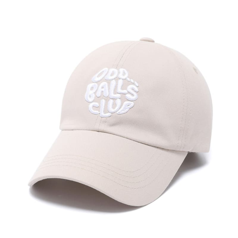 ODDBALLS CLUB Basic Ball Cap Beige
