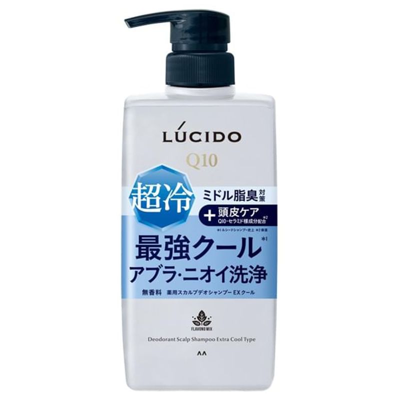 Mandom - Lucido Q10 Deodorant Scalp Shampoo Extra Cool Type