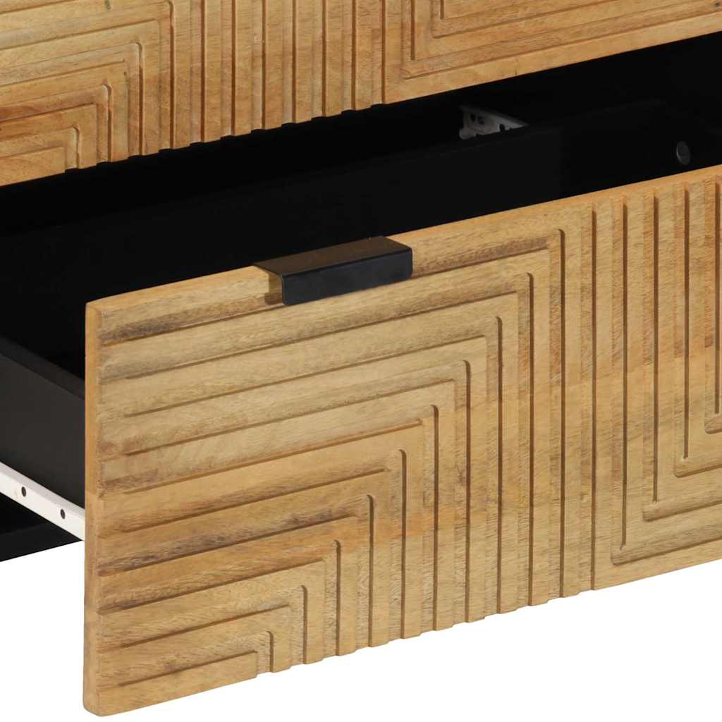 Sideboards 2 pcs Brown 60x33x75 cm Solid Mango Wood
