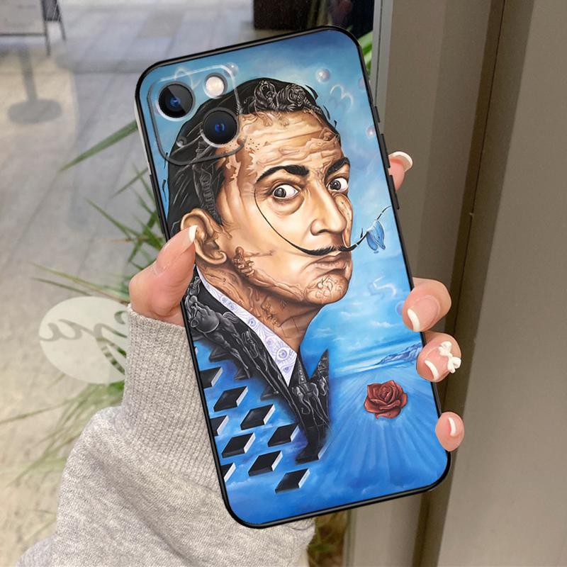 Salvador Dali Art Case For iPhone 17 Air 16 15 14 13 11 12 Pro Max Plus 12 13 Mini 16e 17 Pro Max Back Cover