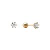 verte [10k gold] Deux.k.35 / luz dew piercing (3 size)