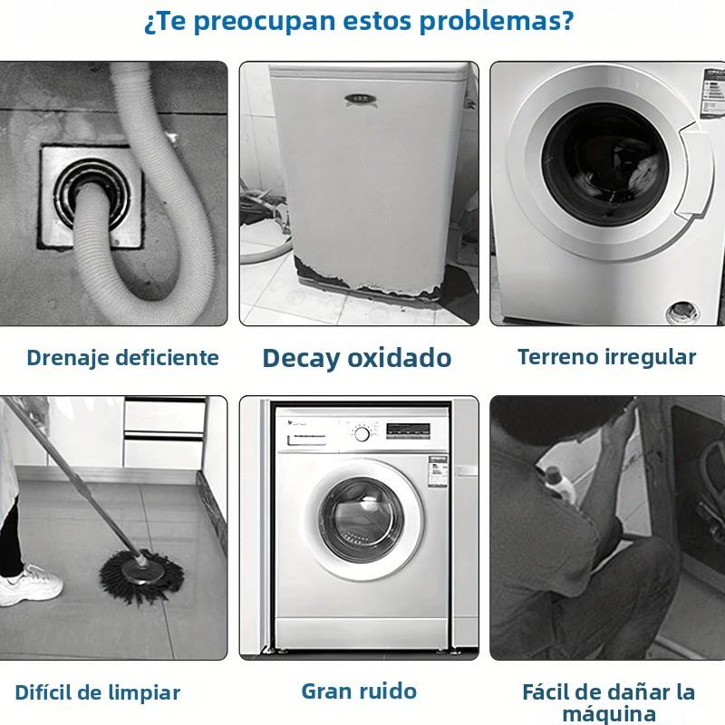 8 Stück Vibrationsdämpfer Füße Gummifüße Rutschfest Leise Anti-Rutsch Erhöhungsmatte für Waschmaschine Stützdämpfer Stand Zubehör