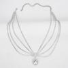 Bohemian Forehead Chain Water Drop Boho Headband Shining Rhinestone Head Chain  Party