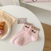 Summer Socks Women'S Cartoon Animal Short-Legged Socks Thin Sweat-Absorbing Boneless Socks Color-Blocking Women'S Socks