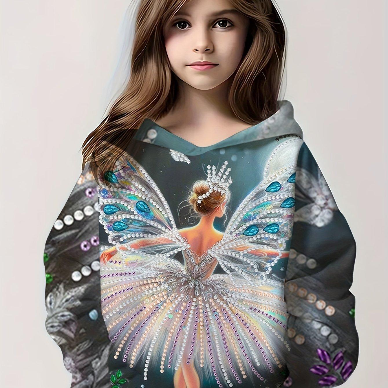 

Дитячий одяг Толстовка для дівчинки з довгим рукавом 3D-принт з мультфільмом Дитячий весняно-осінній одяг Повсякденний милий милий дитячий одяг для дівчаток Топи 100