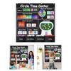 Educational Circle Time Center Pocket Chart Learning Weather Letter Number Calendar Pocket Chart for Classroom Wall