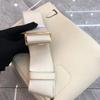 2025 New Leather Gender-neutral Men's and Women's Same First-layer Cowhide Round Lock Hole Breast Bag Single Shoulder  Leather Backpack