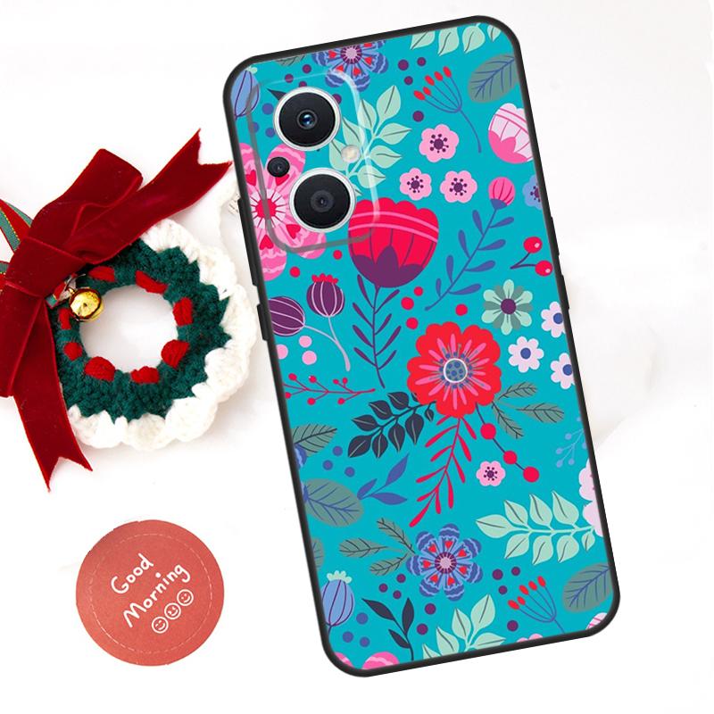 Floral Charm Secret Garden Funda For OPPO Reno 14 F 13F 12F 11F 10 11 12 13 Pro 7 8 Lite OPPO Find X5 X6 X8 X9 Pro Case