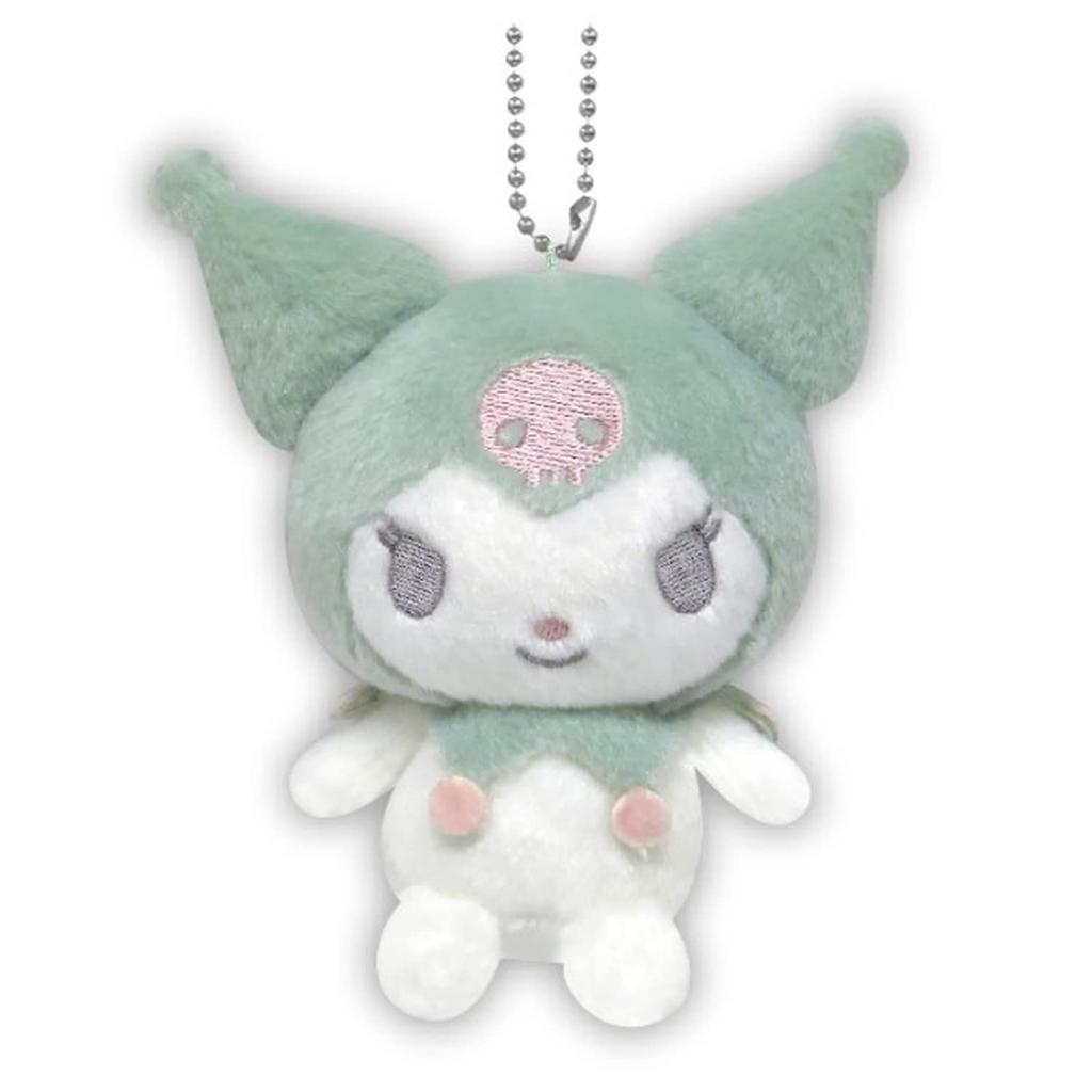 K Company Kuromi Dusty Color Ball Chain Mascot Green H10.7×W8.4×D7.1cm KUK-BM-GN