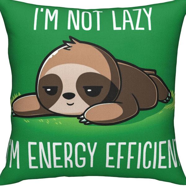 Creative Cartoon Cute Animal Print Linen Pillow Case Home Sofa Car Decoration Pillow