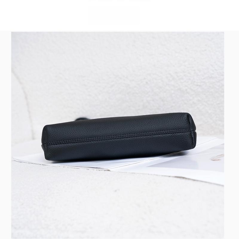 Women's First Layer Cowhide Messenger Bag New Leather Women's Bag Shoulder Bag Niche Design Commuter Bag