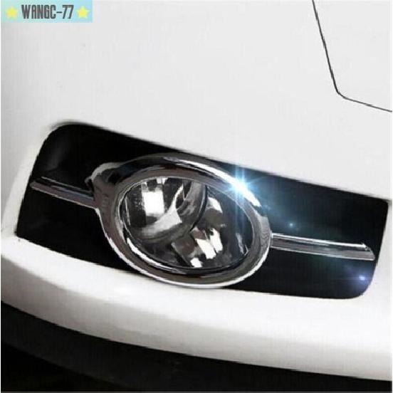 Chrome Front Fog Lamp Decoration Cover Trim 2Pcs For Chevrolet CRUZE 2009-2014