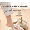Women's Plush Cotton Slippers - Autumn/Winter 2024 Non-slip, Warm, Poop-Feeling Indoor House Shoes