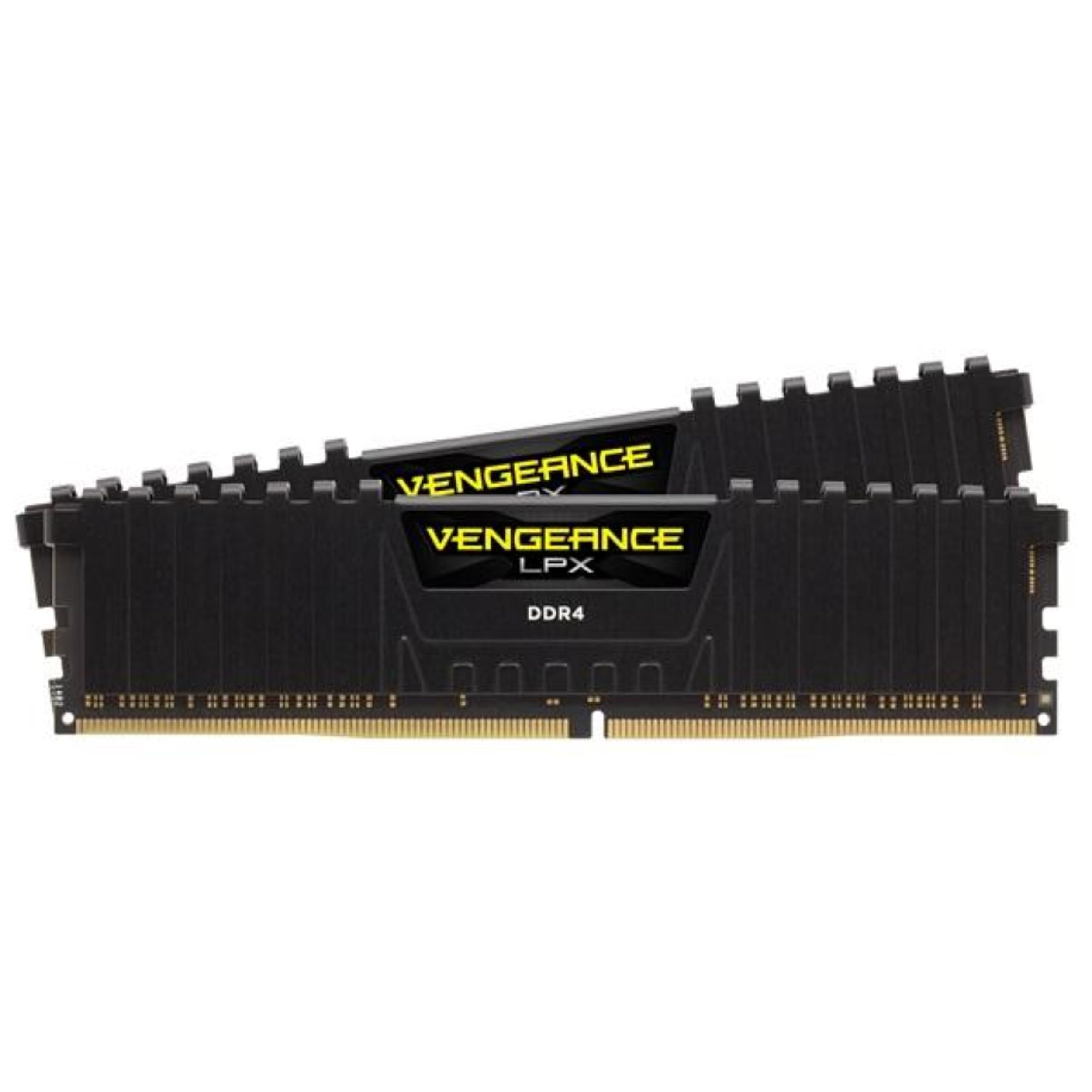 

CORSAIR Desktop PC Memory VENGEANCE LPX Series 64GB x CMK64GX4M2A2400C16 DDR4-2400MHz [32GB 2] чорний