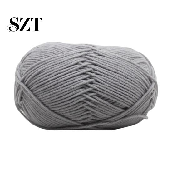 Milk Cotton Crochet Knitted Yarn Knitting Wool Professional Ultra Soft Needlework DIY Woollen 4Ply for Home